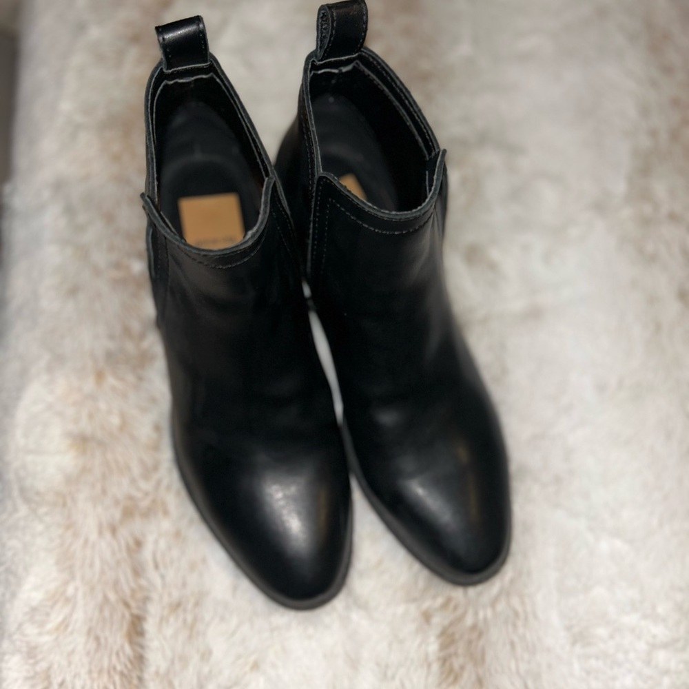 Dolce Vita Black Ankle Boots